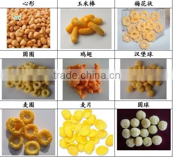 Crispy Puffed Corn Snack Extruder Machine /Snack Puffing Machine photo-3