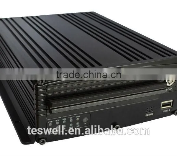 4/8/12CH 960H HDD Mobile DVR Real- Time Video Recording H.264 Mobile Dvr photo-3