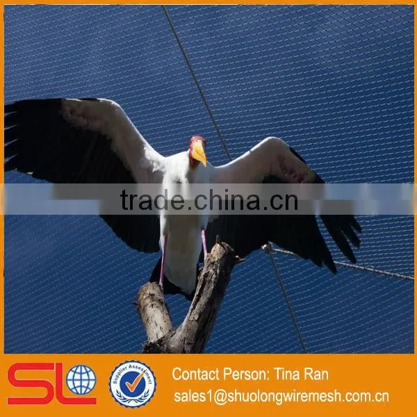 7X7 Structure Stainless Steel Woven or Ferruled Type Bird Aviary Netting photo-5