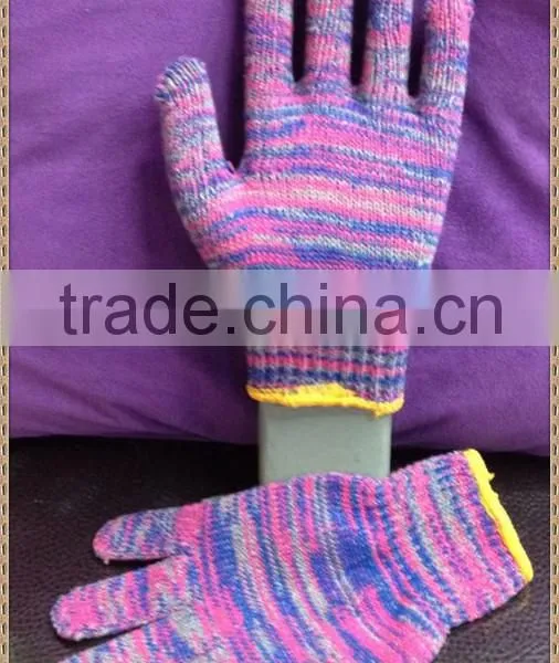 Colorful Working Cotton Glove/safty Glove