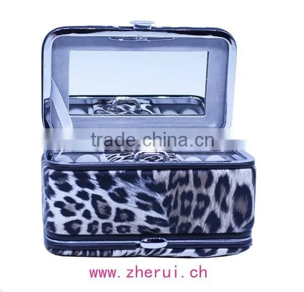 Leather Metal-framed Manicure Sets,pedicure Set and Jewelry Box Combined photo-3