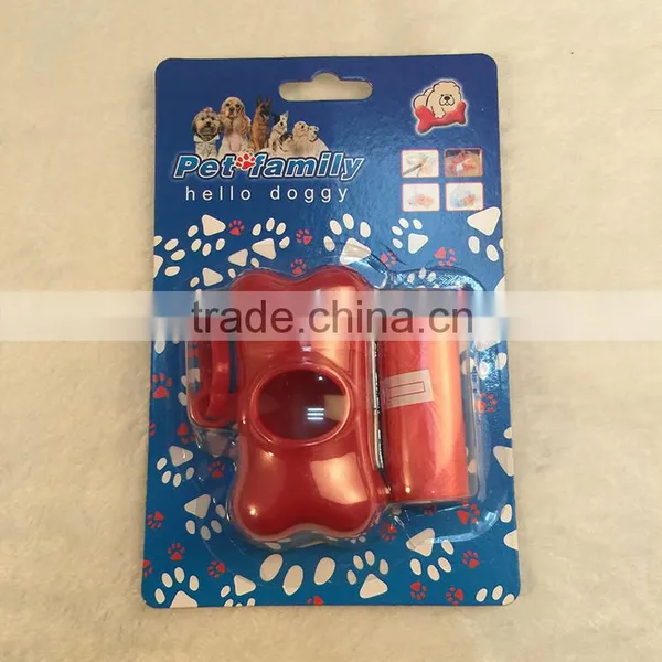 Disposable Plastic Dog Waste Bag and Dispenser photo-3