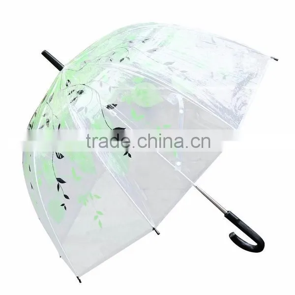 Simple Clear Dome Transparent Umbrella Wholesale Fashion Transparent Dome Umbrella Clear