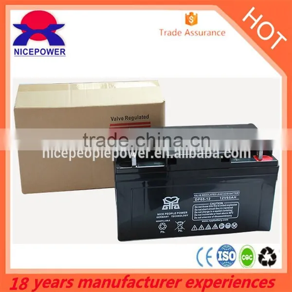 Manufacturing 12v 65Ah Deep Cycle Gel Battery, Solar Battery, Inverter Battery photo-6