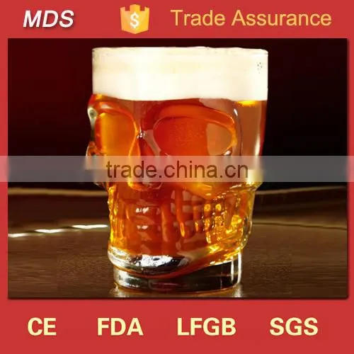 Wholesale Cheap Pewter Skull Doom Beer Stein Glass Quality Choice photo-2