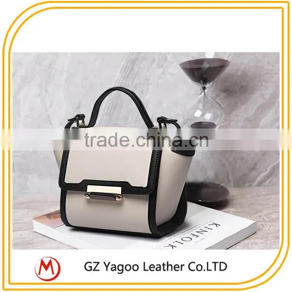 Wholesale PU Leather Women Bags Trendy Trapeze Bags Fashion Casual Lock Handbags Supplier's Choice photo-2