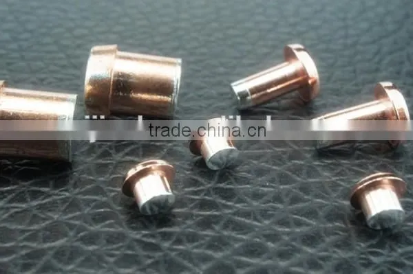 Maufature Electrical Copper Contact Tungsten Rivets Approved Rohs photo-3