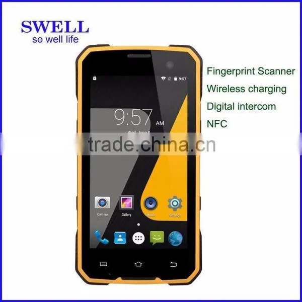 4.7inch Android5.1 Industrial Phone IP68 Barcode Rugged Smart Phone SOS NFC Walkie Talkie IR Remote SJ7