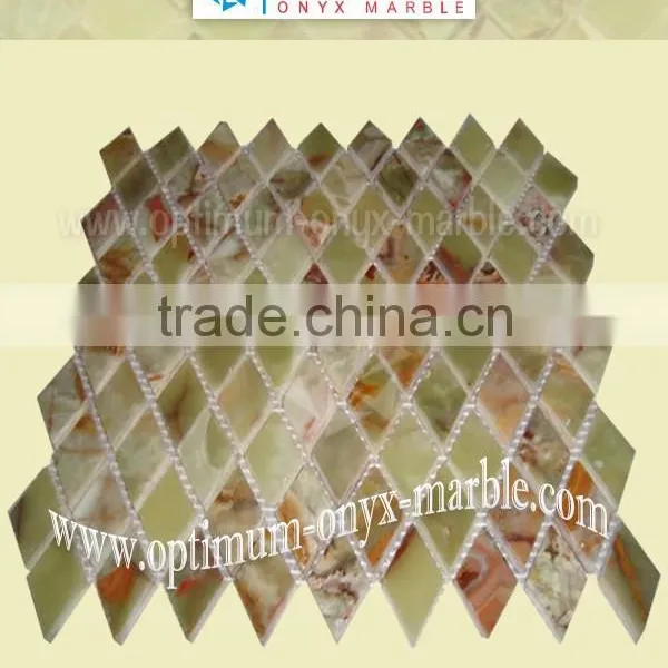 GREEN ONYX MOSAIC TILE - 016 photo-5