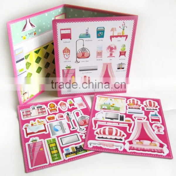 Happy Kids Magic Magnetic DIY Series\House Layout TOY for Kid,magnetic Custom Book