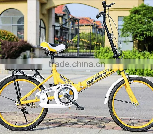 20 Inch High Quality Aluminum Alloy Folding Bike / Single Speed Folded Bicycle photo-5