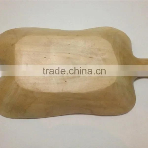 Eco-friendly China Supplier Wooden Plate,fan-shaped Serving Plate,Serving Platter photo-3