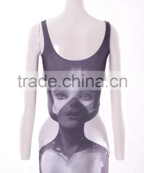 Girl Party Wear Western Dress Gym Singlets photo-2