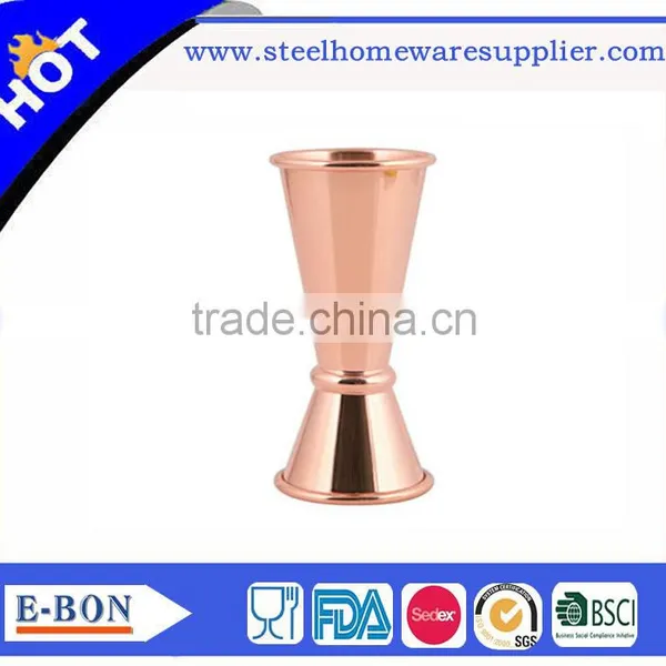 Jigger Promotion High Quality Stainless Steel Copper Jigger/measuring Cup photo-6