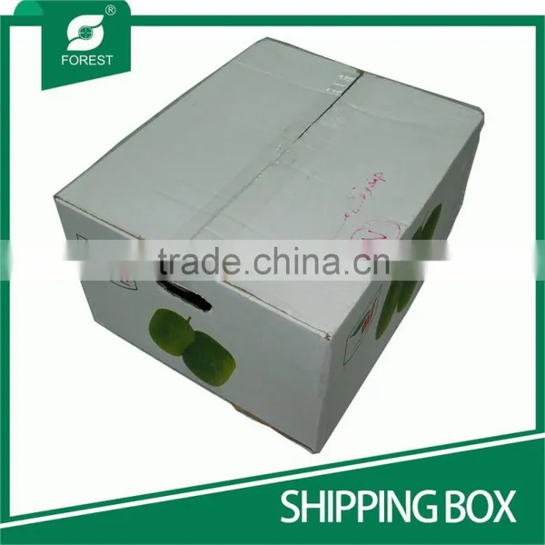 WHITE CORRUGATED SHIPPING BOX FOR MOVING FRESH VEGETABLES photo-3
