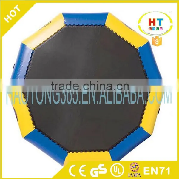 New Round Water Air Bouncer With Spring Structure Inflatable Water Trampoline for Sale photo-2