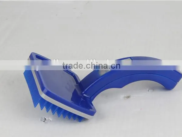 Petsy Self Cleaning Pet Brush Comb Dogs & Cats Pet Massage Brush Automatic Plastic Brush photo-2
