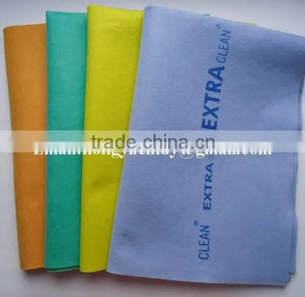 50x70cm Logo Printed Germany Nonwoven Floor Mop Cloth ( Viscose/polyester) photo-3