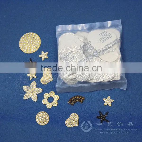 (P4-01) Hot Fix Crystal Patches With Rhinestone, Hot Fix Motif