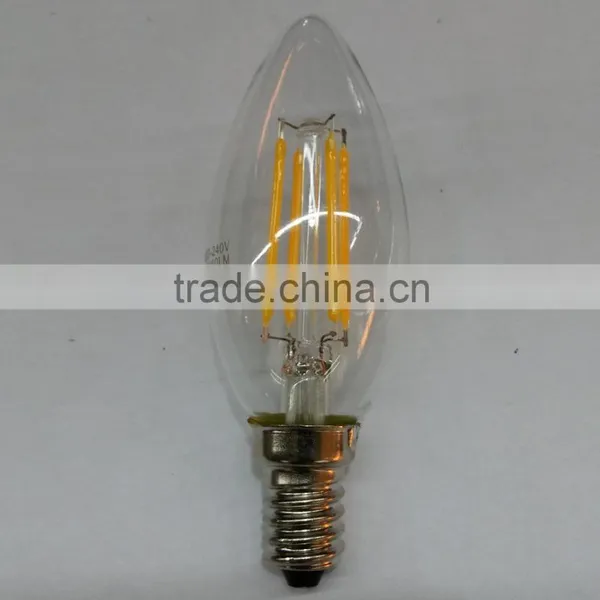 360 Degree CE RoHS Certificated E14 4w Led Filament Candle photo-2