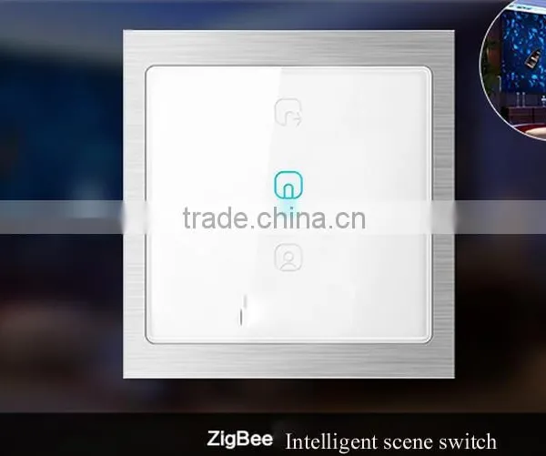 Wireless US/ EU Standards Modern Tempered Glass 3 Gang 1way White Wall Electric Smart Touch Switch photo-6