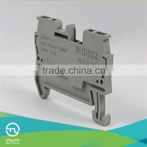 Made in China JUT3-1.5 Spring Cage Terminal Blocks/spring Clamp Terminal Connector CE UL/ Free Sample photo-2