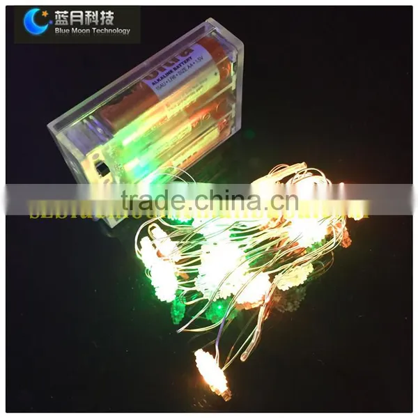 Christmas Outdoor Christmas Reindeer Light Copper Wire Led String With Battery Case photo-6