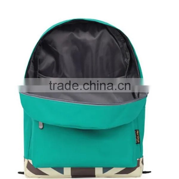 Custom High Quality Nylon Print Fabric High School Student Backpack Bag For Girl photo-4
