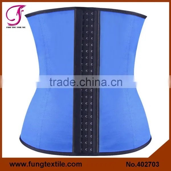 402704 SGS Certification Approved 2015 New Sexy Purple Steel Boned Underbust Rubber Waist Corset photo-2
