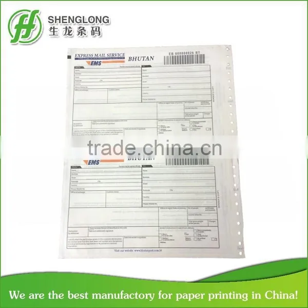 Oversea courier note