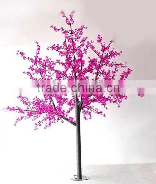 Outdoor Light up Flower Decoration Led Cherry Blossom Solar Tree Light photo-6