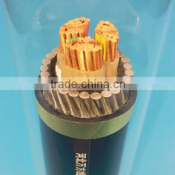 35kV 70mm 3 Core Thick Steel Wire Armored Electrical Cable