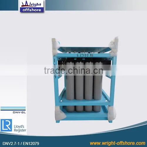 Offshore Gas Bottle Rack/Gas Cylinder Rack 12-bottle Type DNV 2.7-1 / EN 12079 photo-2