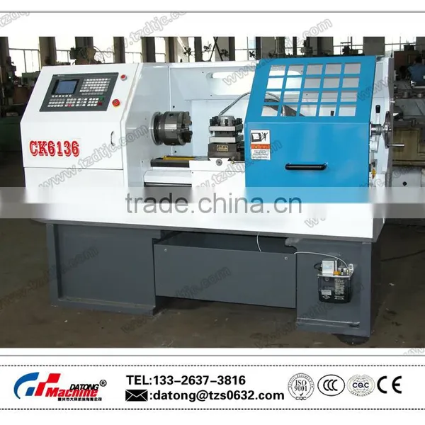 HORIZONTAL CONVENTIONAL CNC TURNING LATHE MACHINE CDK6136 1000mm photo-2