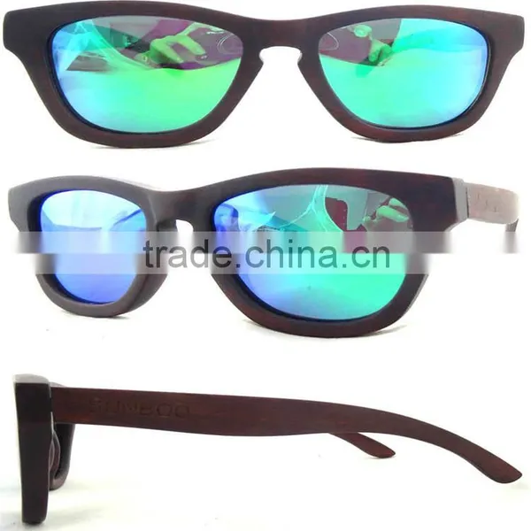 Eco-friendly Custom Popular Wooden Cat 3 UA400 Sunglasses photo-3