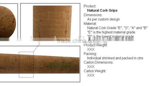"LEECORK" High Quality Cork Handle for Fishing Rod or Reel photo-5