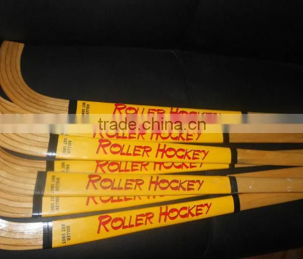 SUPER HOT DEAL ROLLER WOODEN HOCKEY STICK