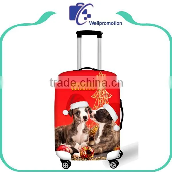 Custom Printing Elastic Spandex Protective Suitcase Luggage Cover photo-4