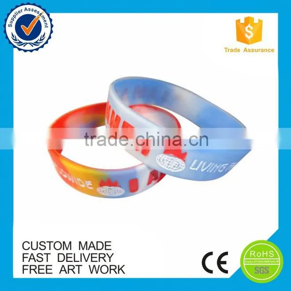 Cheap Custom Logo Silicone Rubber Wristbands photo-2