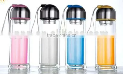 Glass Water Bottle