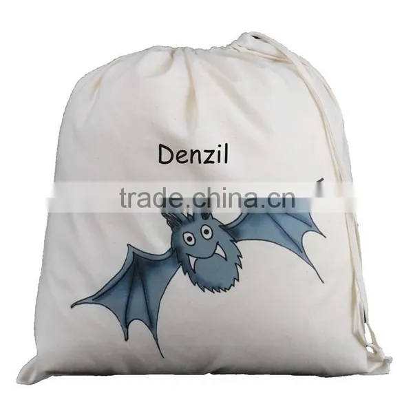 Promotional Heat Transfer Cotton Drawstring Bag photo-2