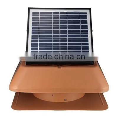 12W 12inch Solar Powered Exhaust Fan,solar Panel Adjustable photo-2