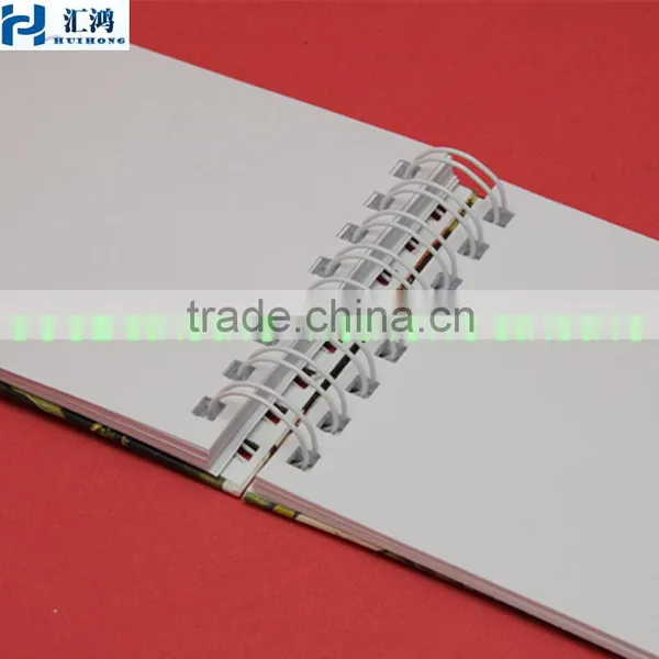 Double Loop Wire Binding in Spool, White Color,1/4",80000 Loops photo-2