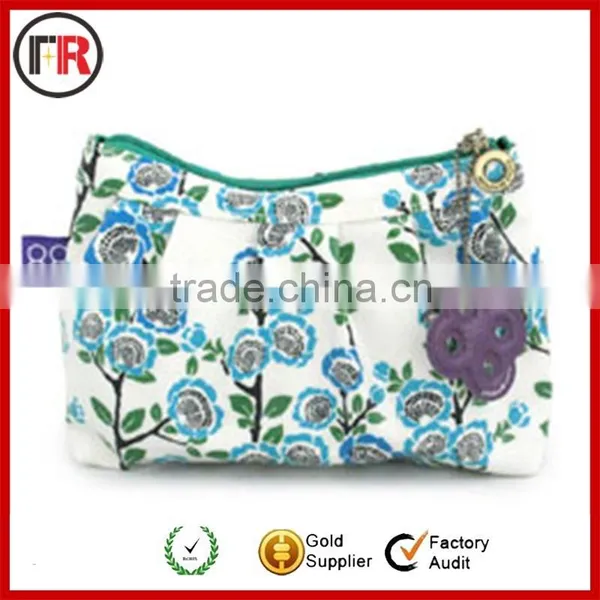 Printed cosmetic train case with cheap price
