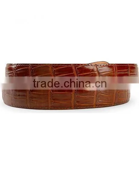 Fashion Women Leather Dress Belt Crocodile Print Belt photo-2
