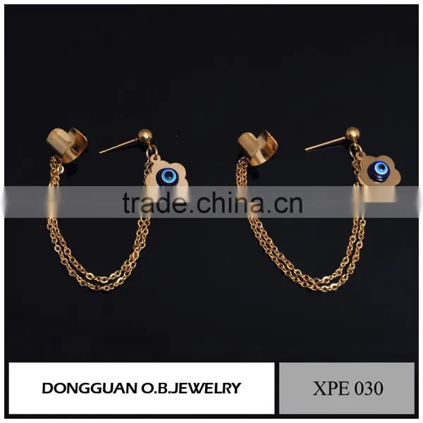 Wholesale 925 Sterling Silver New 2016 Latest Gold Earring Designs Earring for Girls photo-2