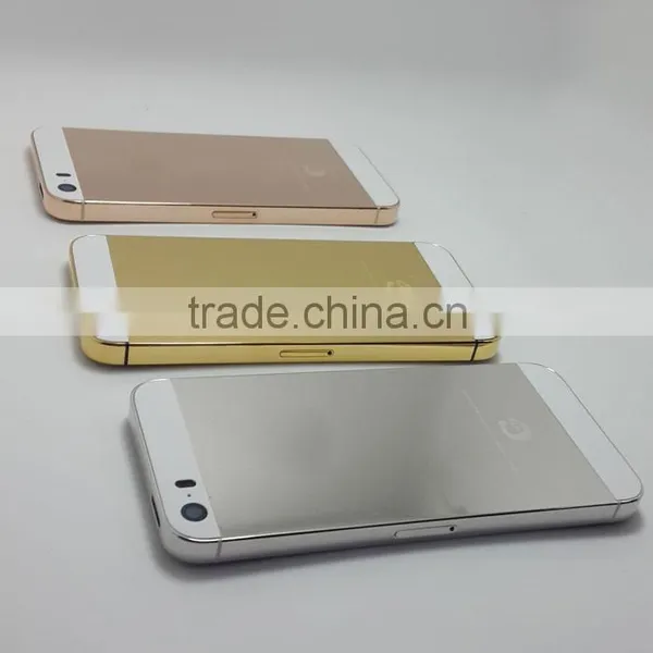 for Apple Iphone 6 6p Six Generations Back Cover Middle Frame After 24K Gold Plated Diamond Shell Custom Color