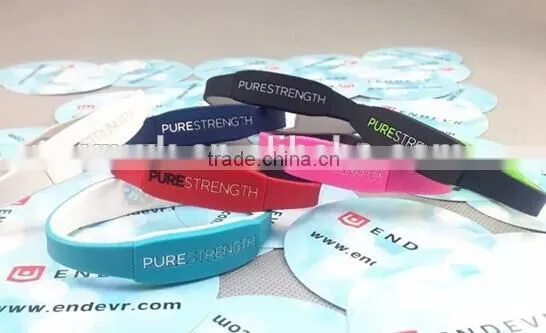Fashion Pure Strength Rubber Bracelet Silicon photo-3