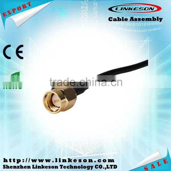 SMA Male to CRC9 Male Right Angle Pigtail Cable RG174 photo-2
