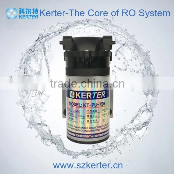 Plastic Base Quick Fitting 75GPD RO System Booster Pump photo-3